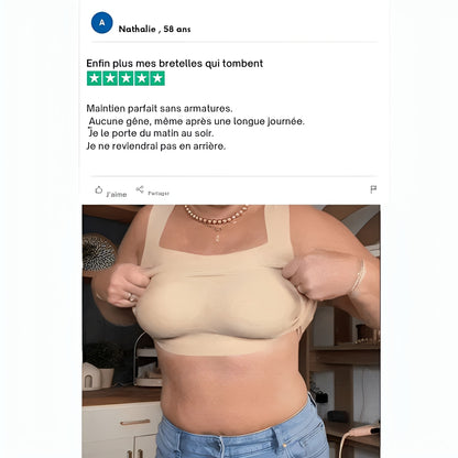 Débardeur confort avec maintien intégré serina