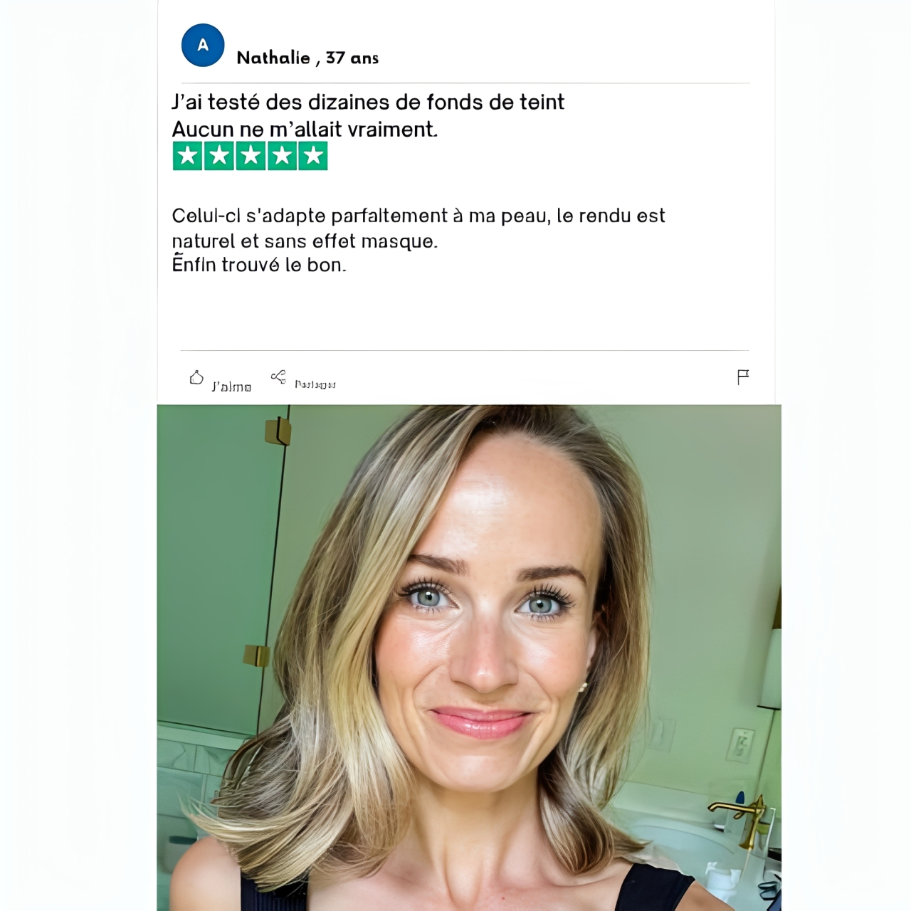 Fond de teint Intelligent avec pinceau intégré
