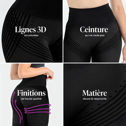 Legging 3D Lisse et Sculpte