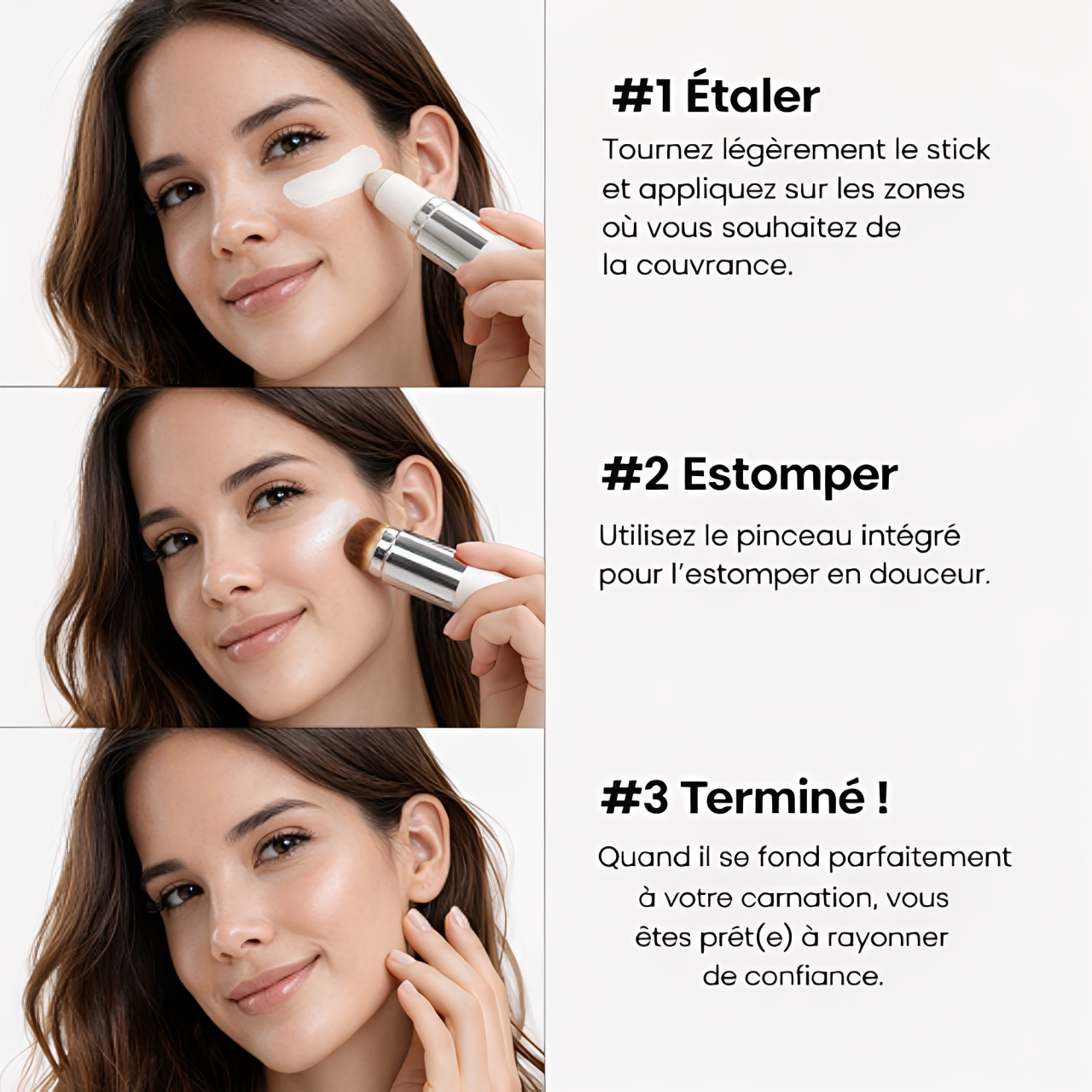 Fond de teint Intelligent avec pinceau intégré