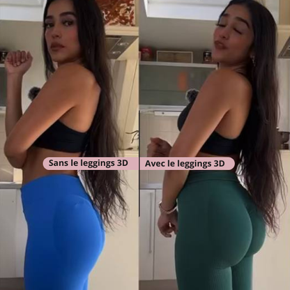 Legging 3D Lisse et Sculpte